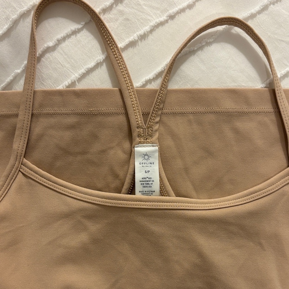 Offline by Aerie Women's Beige Bra Cami